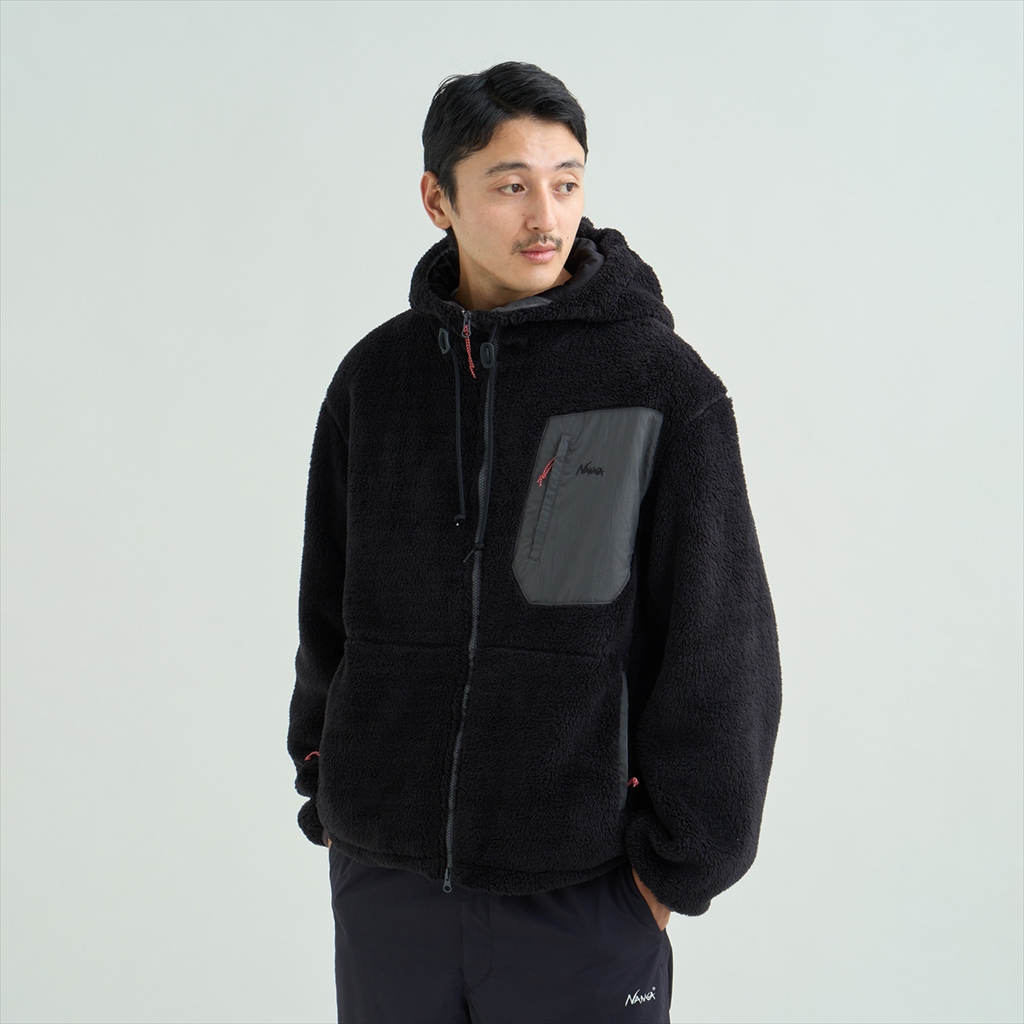 [ナンガ]BOA FLEECE FULL ZIP PARKA