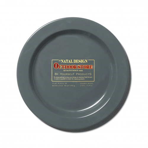 プラットチャンプ× ネイタルデザイン FLAT PLATE 2枚セット FLAT PLATE 25 OUTDOOR STORE Ver. - NATAL DESIGN ONLINE SHOP