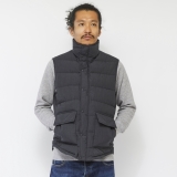 [ナンガ×ゴーアウト]TAKIBI DOWN VEST - GO OUT Version-