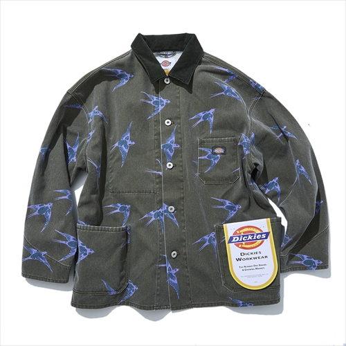 Dickies デッキジャケット ネイタルデザイン×ディッキーズ | BRIAN DECK JACKET（LUCKY SWALLOW