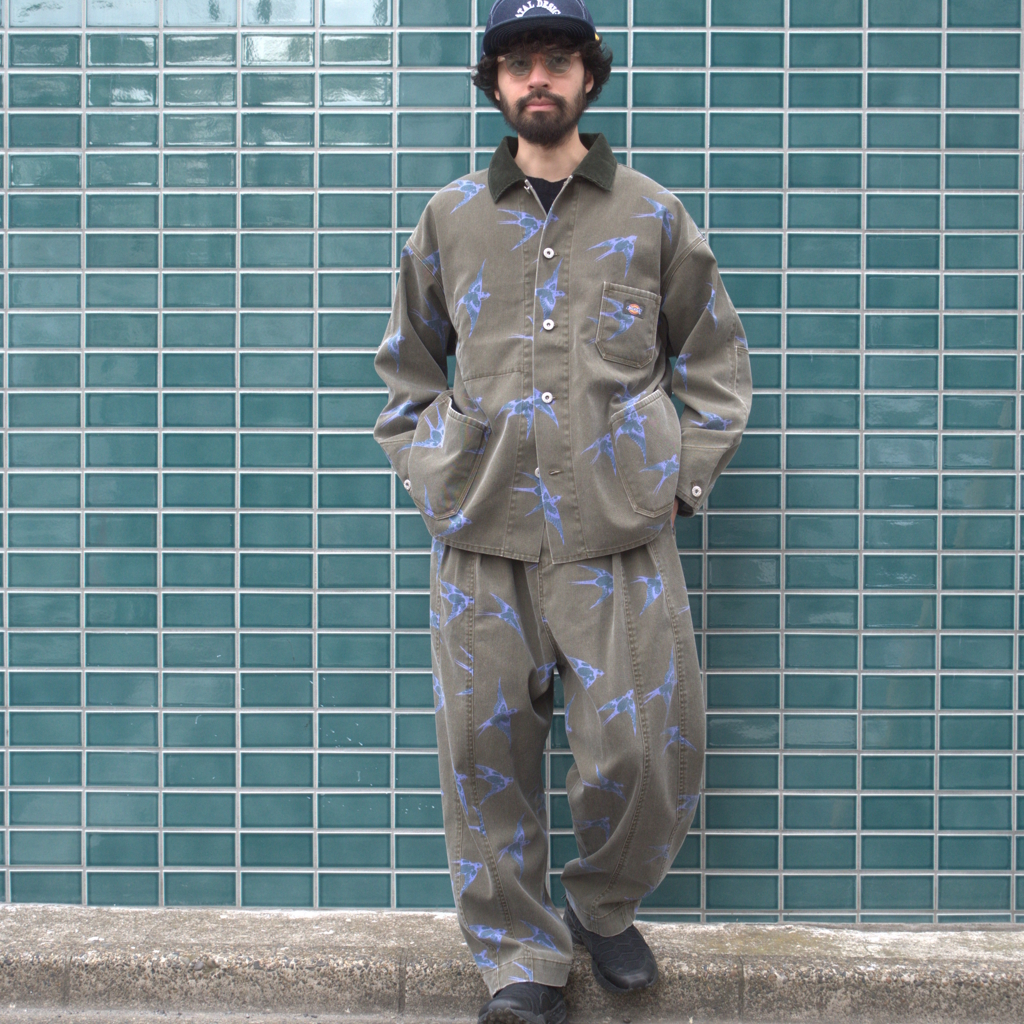 [ネイタルデザイン×ディッキーズ]RANDY WORK PANTS（LUCKY SWALLOW）
