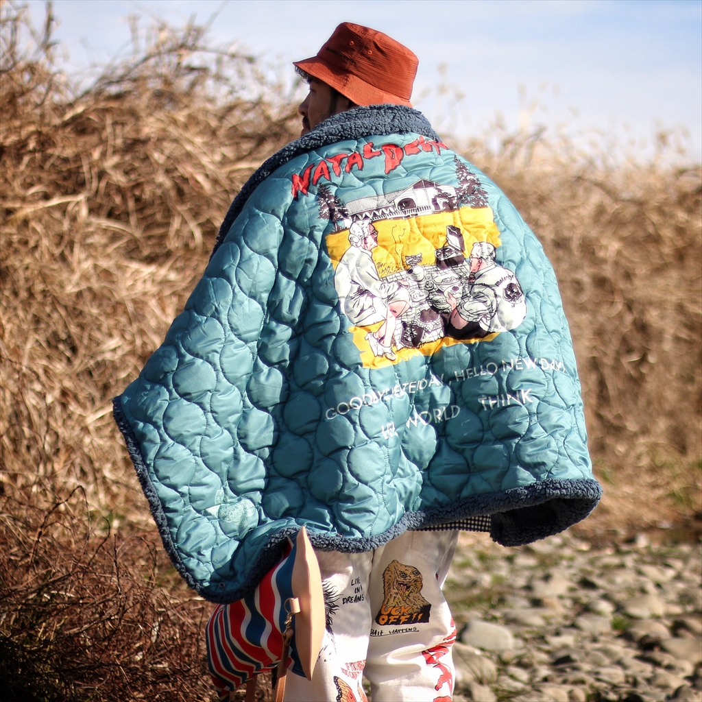 [ルー×ネイタルデザイン]魔法瓶ブランケット S "EVERLASTING MOMENTS"