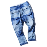 [ネイタルデザイン×ゴーアウト]G55 Sarouel Flap Denim Pants