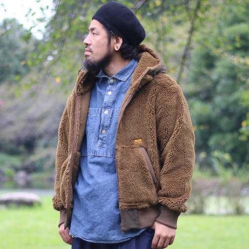 ニット WHITE BUFFALO LIGHT BOA JACKET（ブルゾン）｜NATAL DESIGN（ネイタルデザイン）のファッション ...