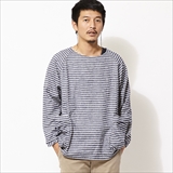 [ナチュラルバイシクル]Micro Nap Border Smock