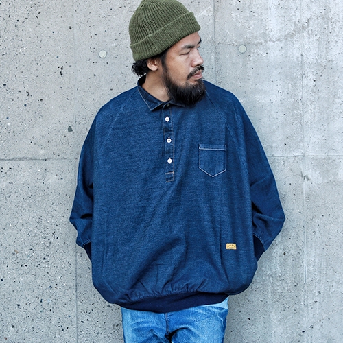 ネイタルデザイン | DENIM SWEAT POLO B.I.G | パーカー・スウェット