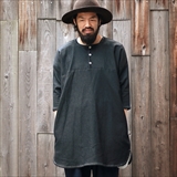 [ネイタルデザイン]WIDE SPREAD DENIM SWEAT LONG HENRY