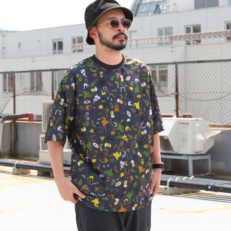[ナチュラルバイシクル]Summer Camo Big T