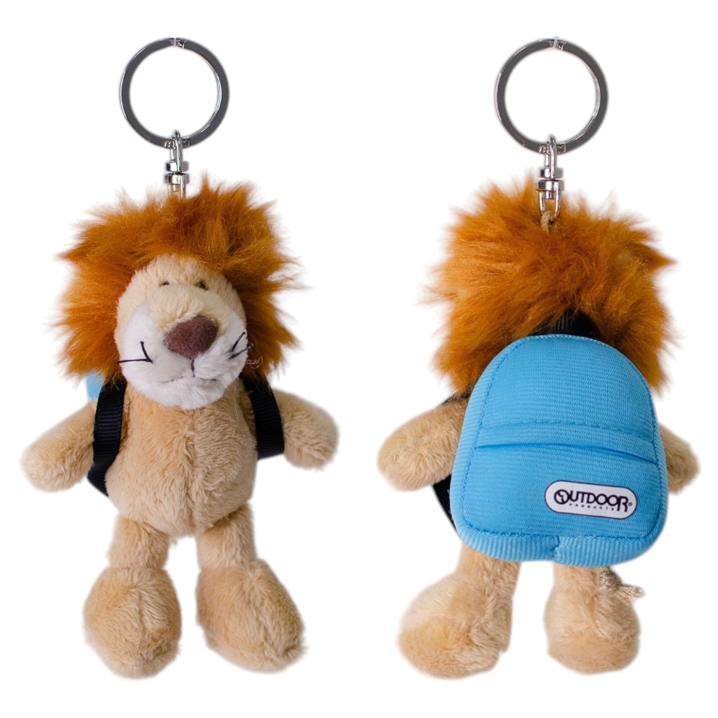 [ニキ]BB ライオン 10cm+リュック ブルー/OUTDOOR