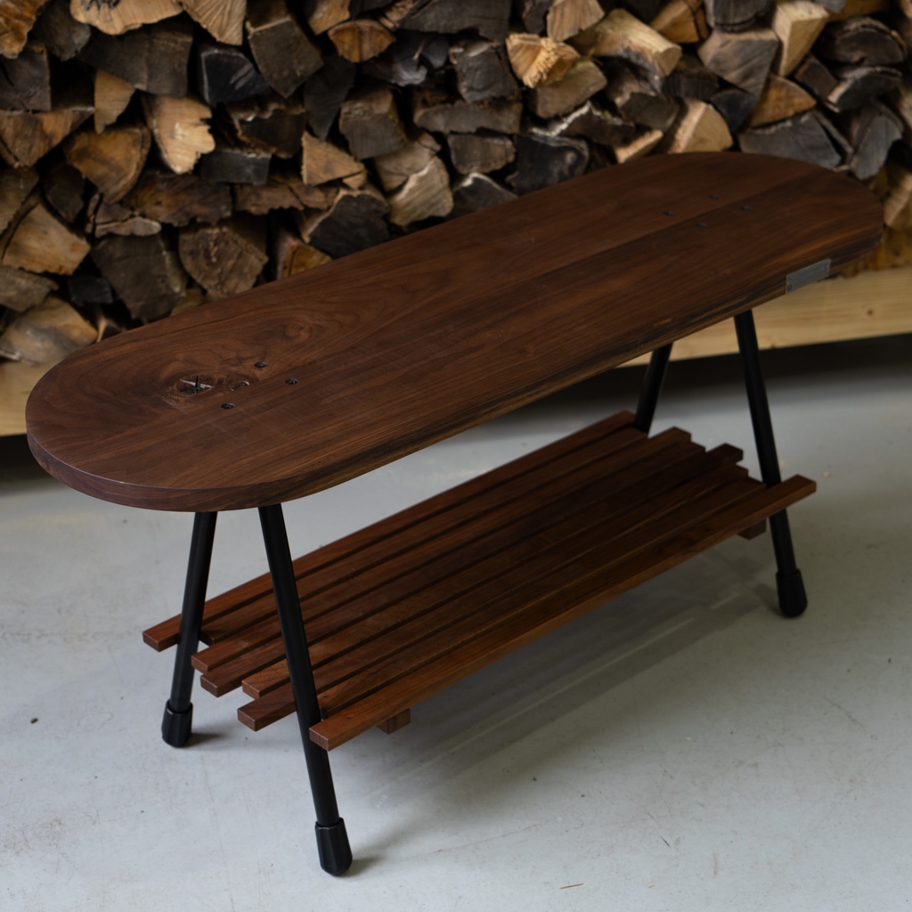 [エス ウッド ワークス×ネルデザインワークス]Muku no deck walnut full set