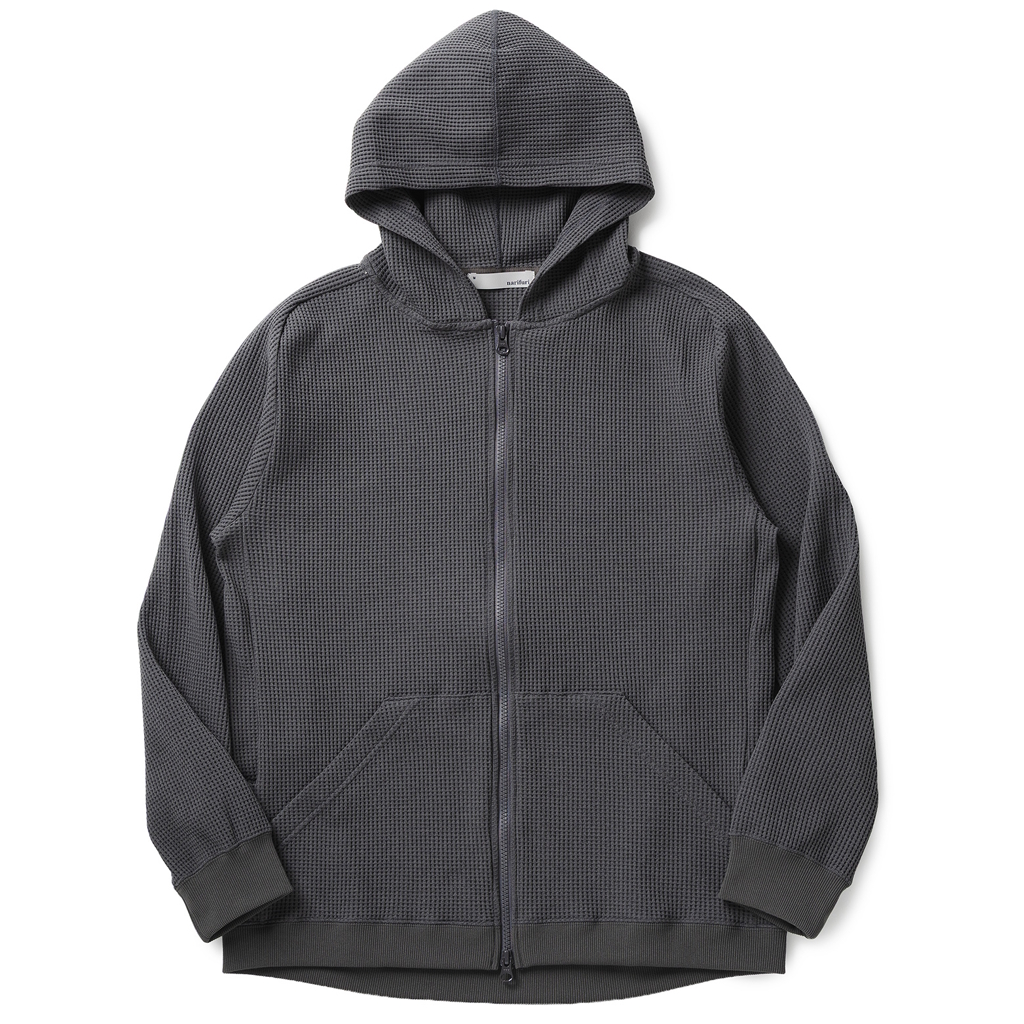 [ナリフリ]マルチワッフルジップパーカー