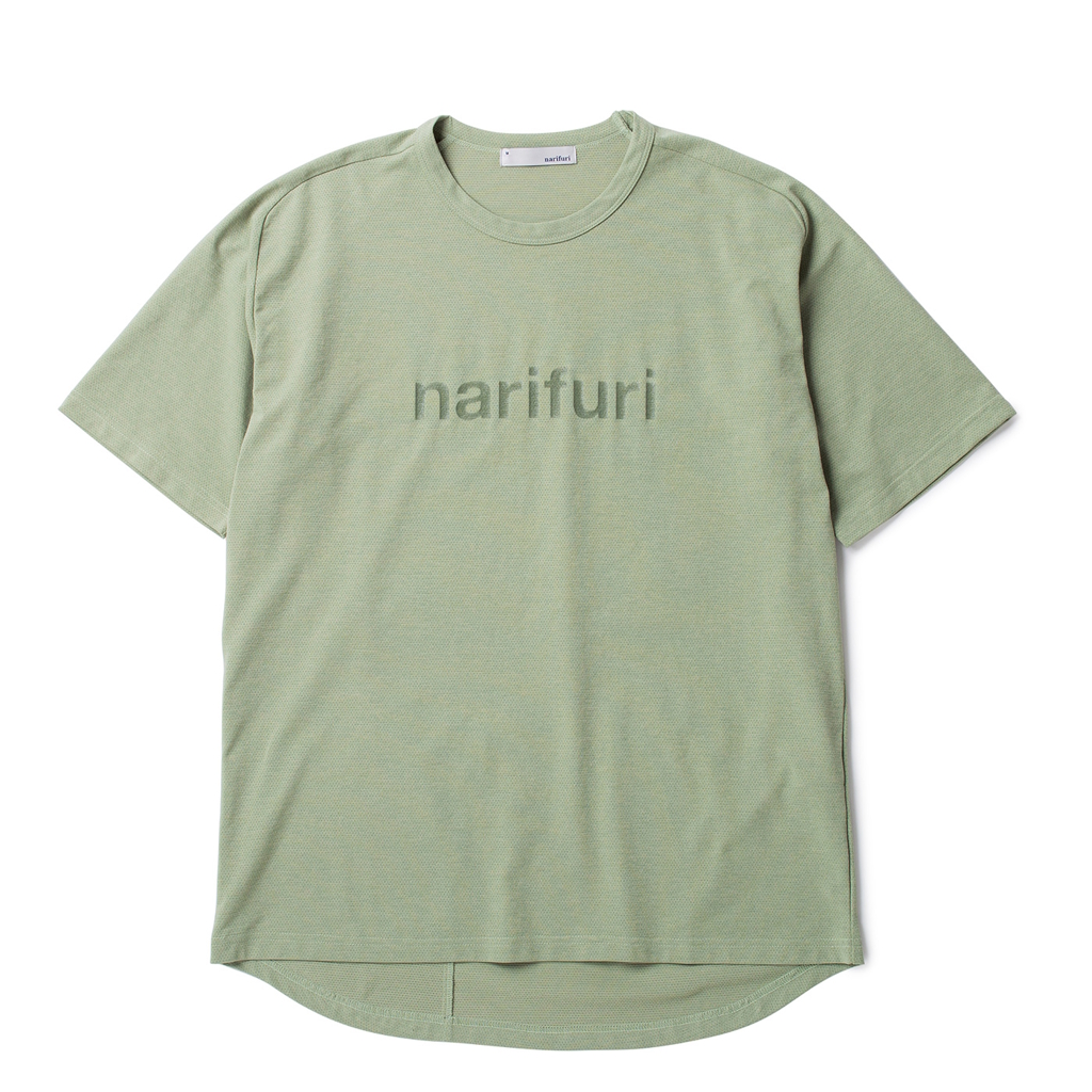 [ナリフリ]アクティブメッシュバックポケットTシャツ