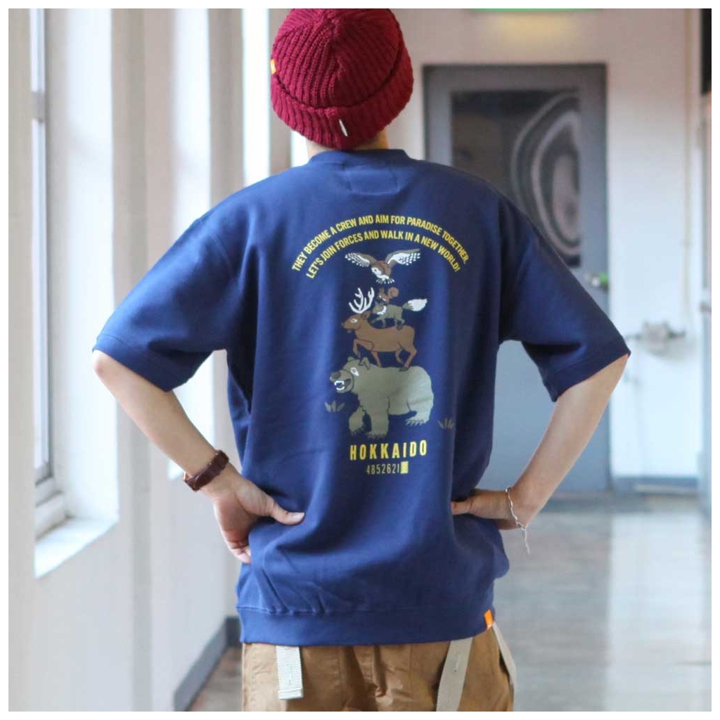 [ナチュラルバイシクル]WALK IN A NEW WORLD S/S Sweat