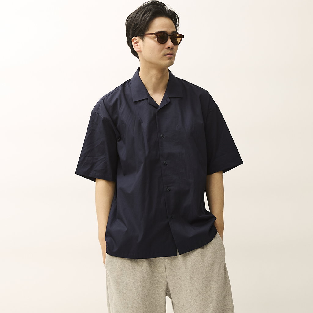 [オーガニックスタ]ORGANIC COTTON BROADCLOTH ALOHA SHIRT