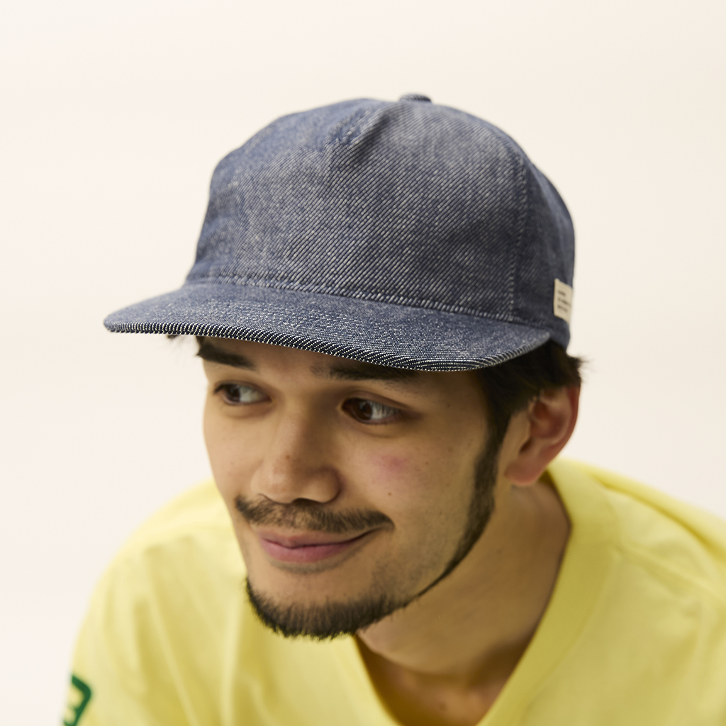 [オーガニックスタ]ORGANIC COTTON DENIM 5-PANEL CAP