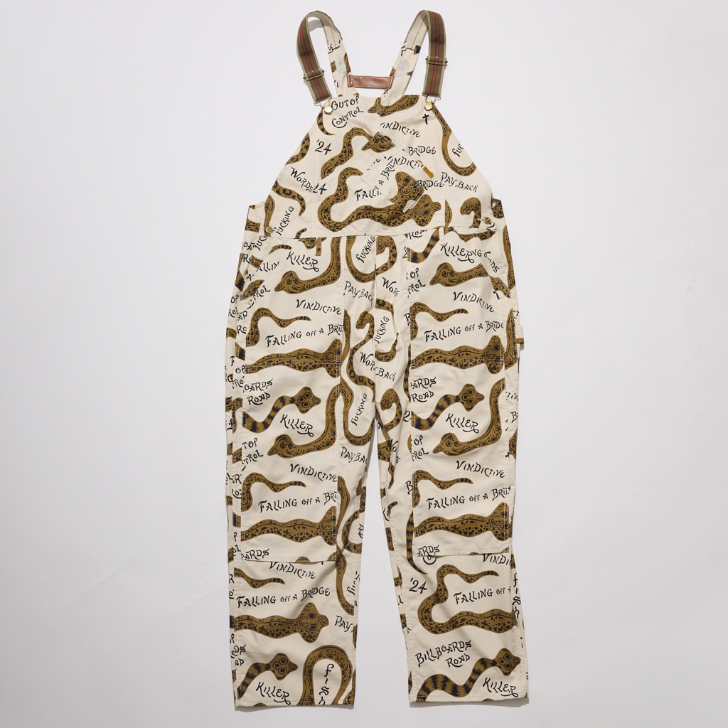 [オールドマウンテン]EASY OVERALLS PYTHON