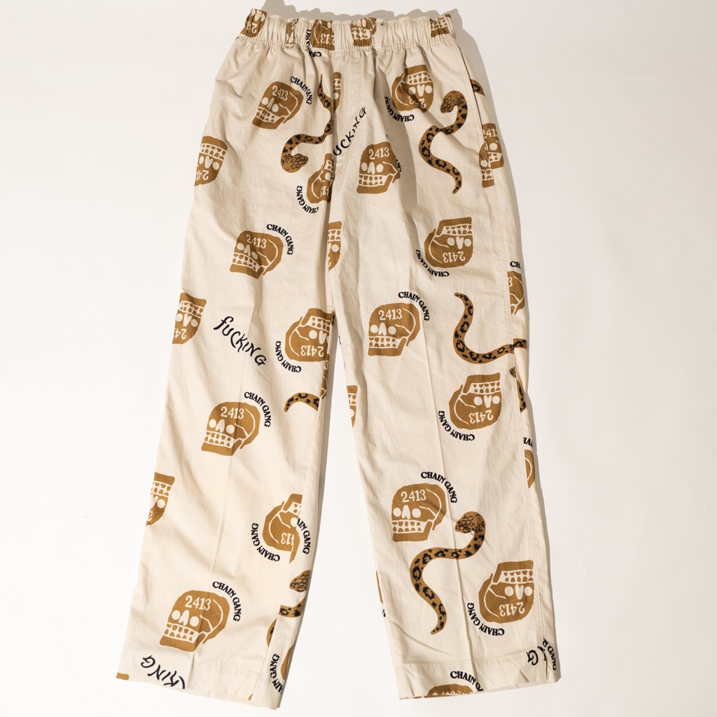 [チェイン ギャング×オールドマウンテン]大人のEASY PANTS "CHAIN GANG"