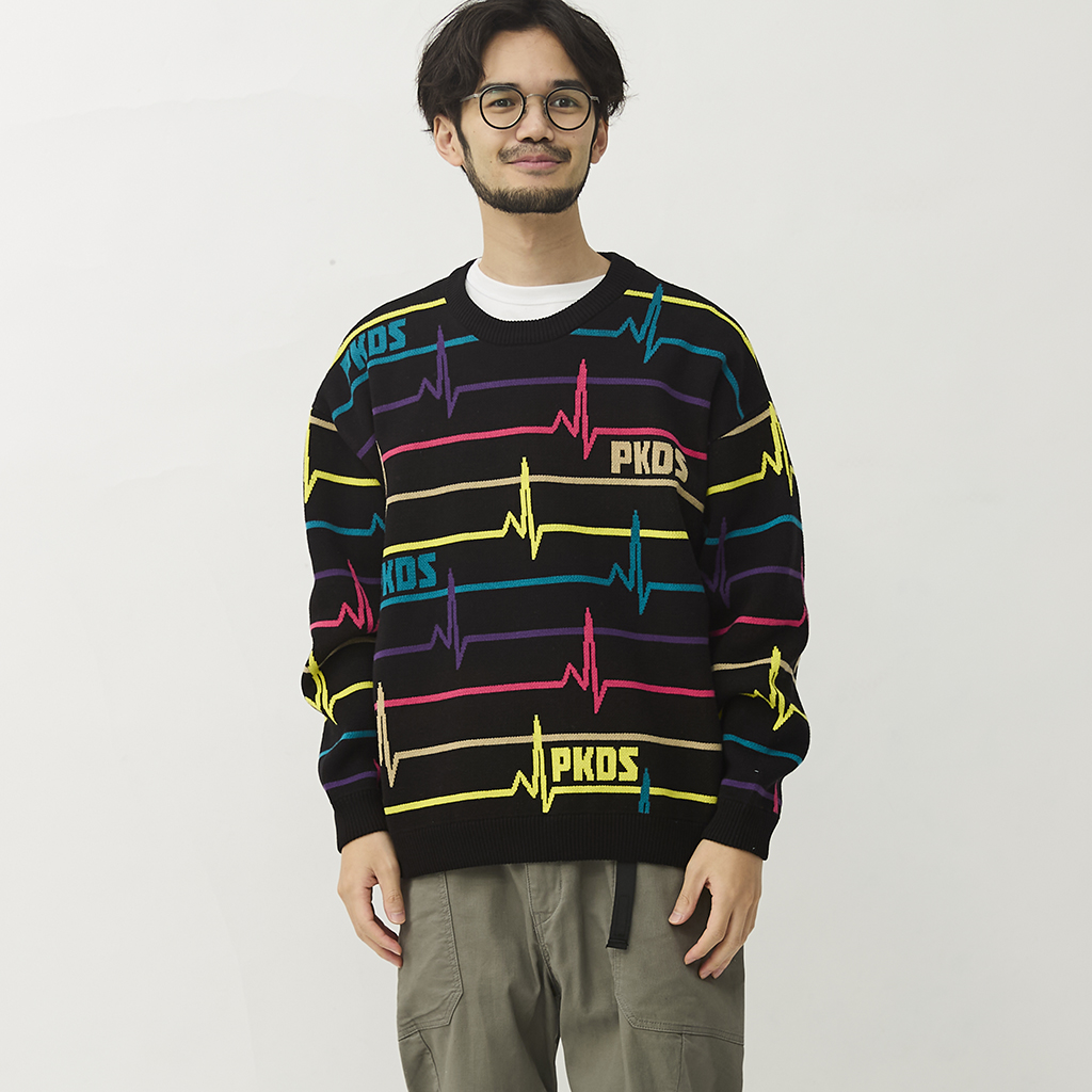 [パンクドランカーズ]心電図ニット