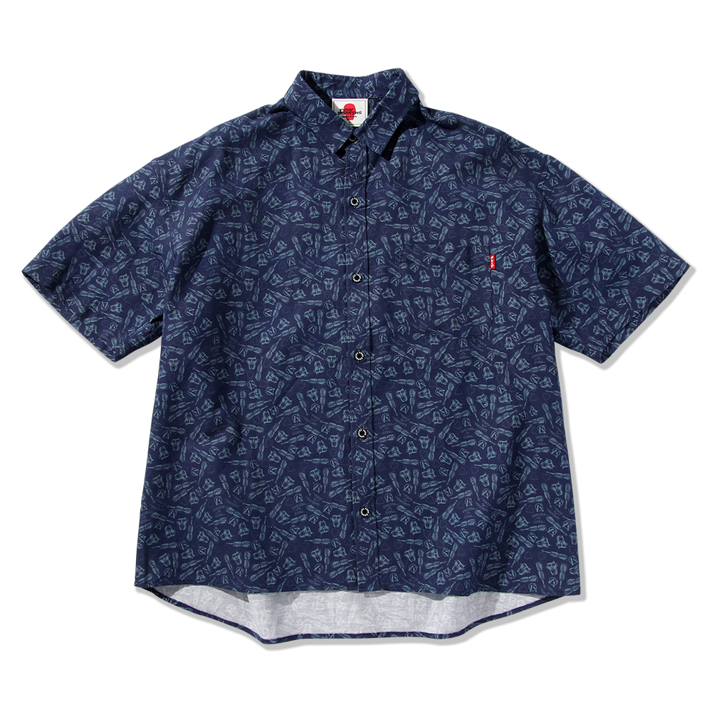 [パンクドランカーズ]超総柄シャツ