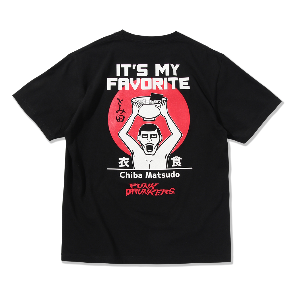 [パンクドランカーズ]［PDSx中華蕎麦とみ田］FAVORITE.TEE
