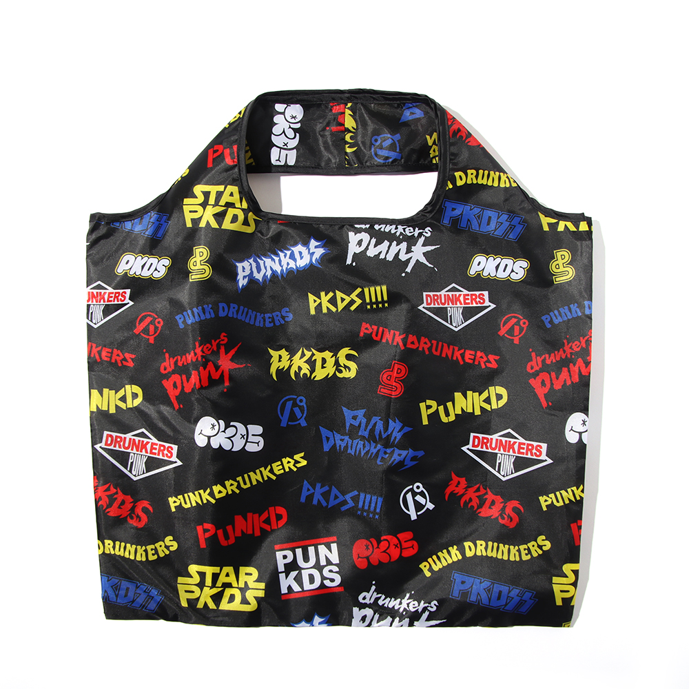 [パンクドランカーズ]総柄のエコBAG
