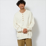 [ファッティオム]OOM HEMP SWEAT HENLEY NECK