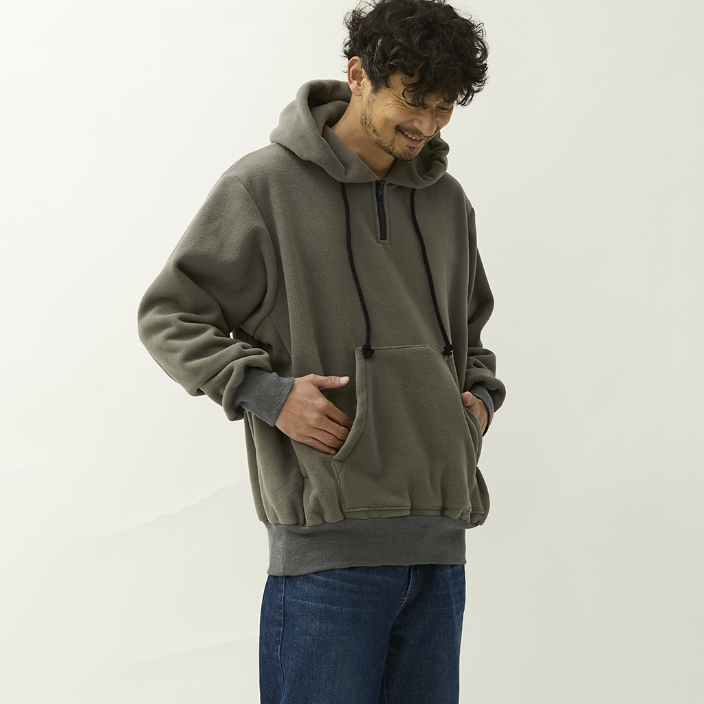 [ファッティー]FLEECE CHOCO ZIP PK