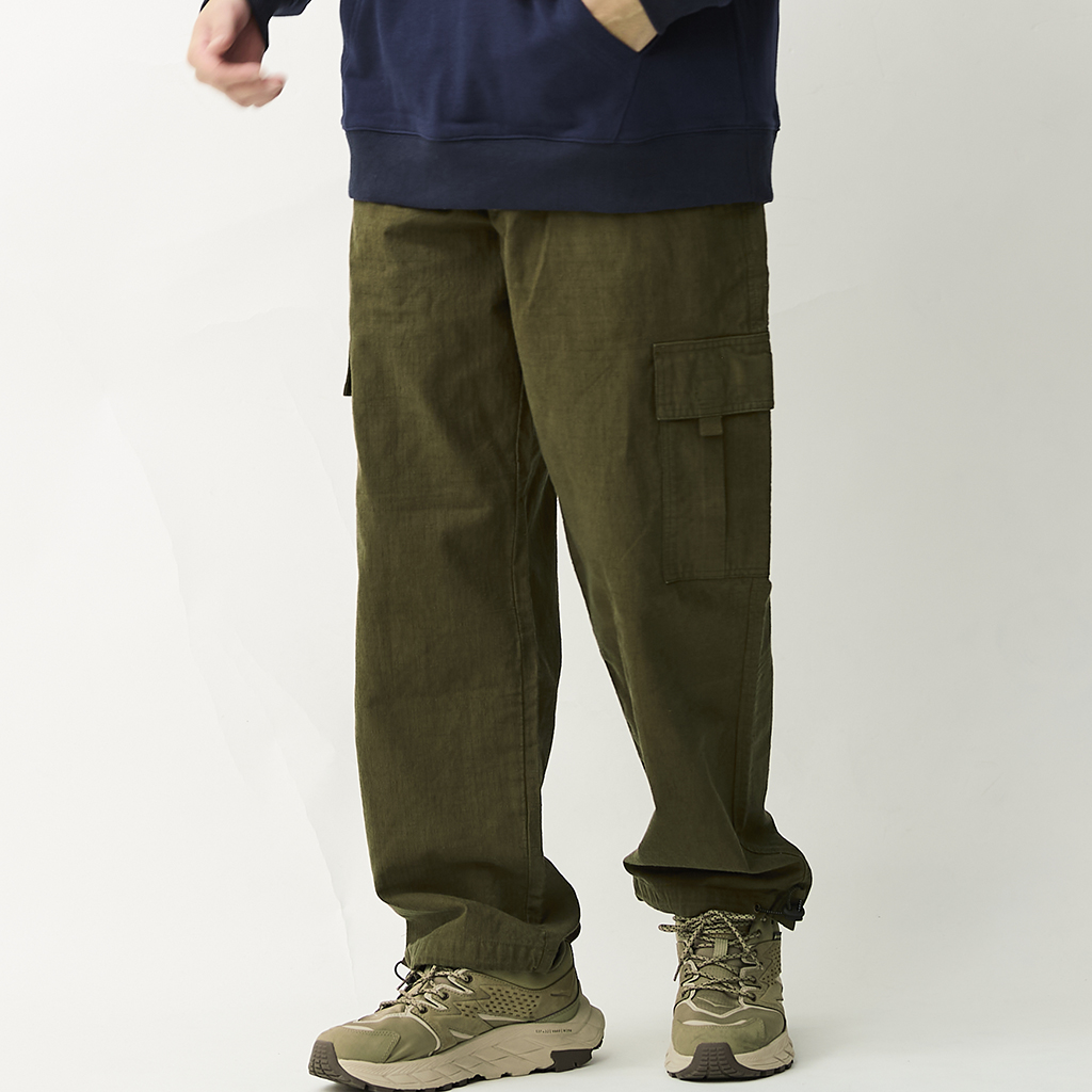 [ファッティー]HEMP RIP STOP CARGO PANTS