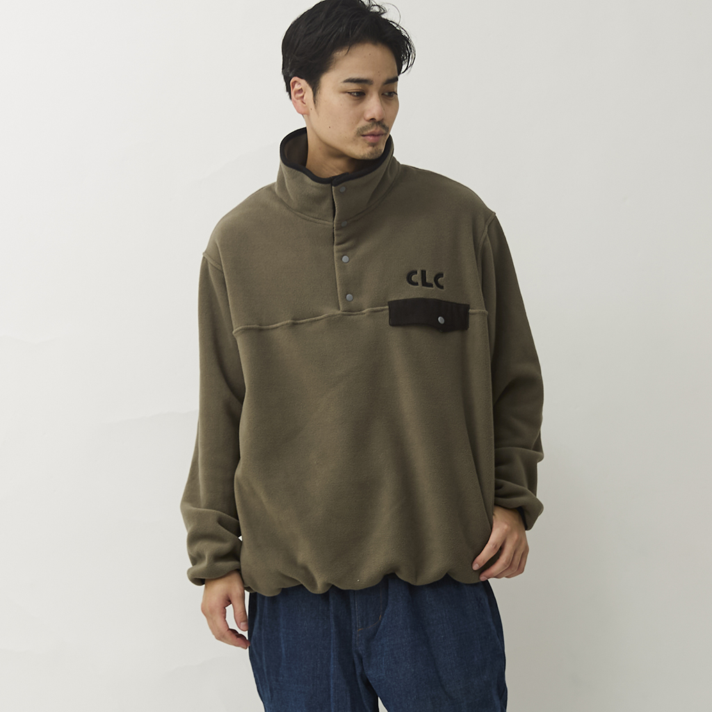 [ファッティー]PHATEE×CLC FLEECE SNAP TEE