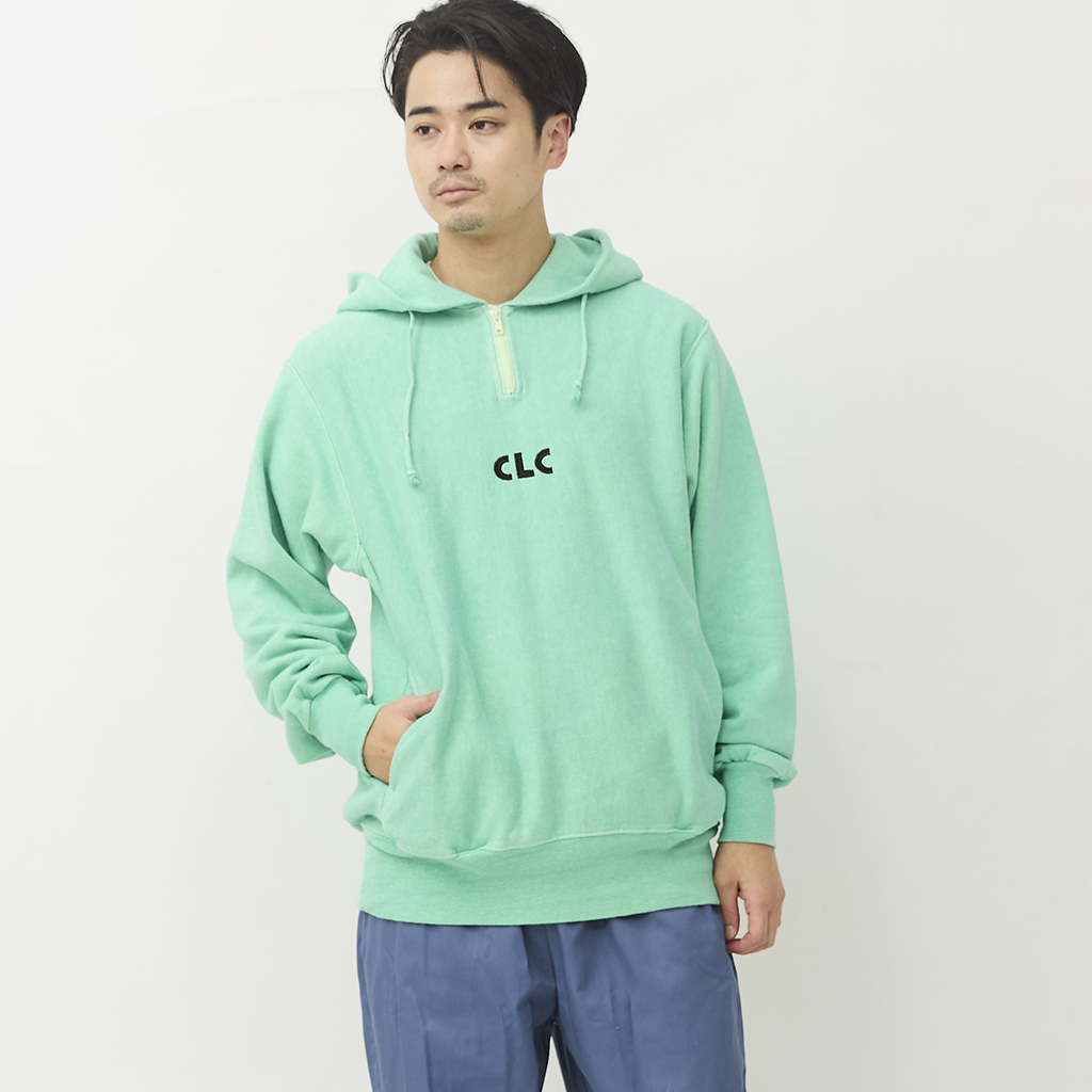 [ファッティー]HEMP SWEAT CHOCO ZIP PARKA 蛍光