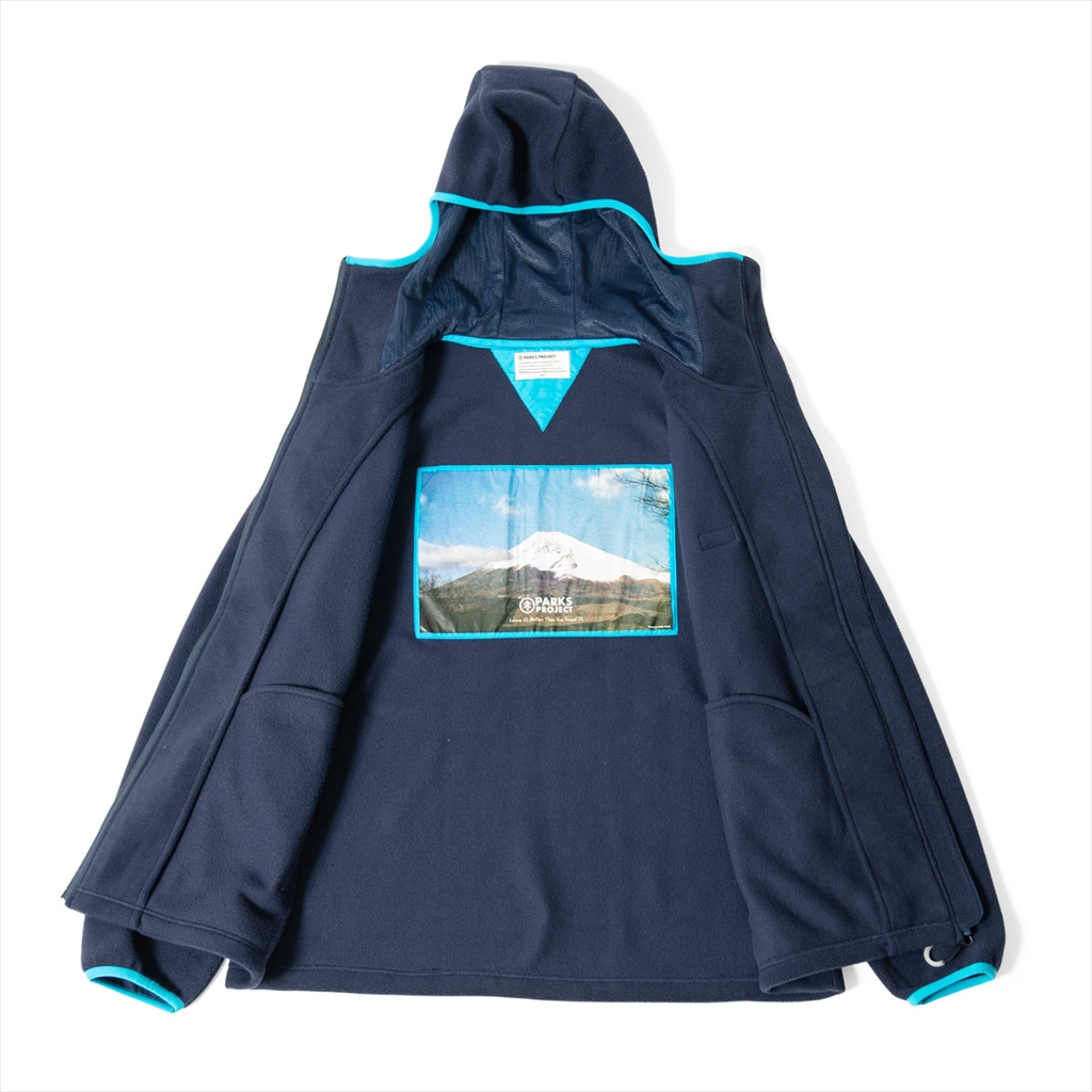 [パークスプロジェクト]FLEECE ZIP UP HOODIE