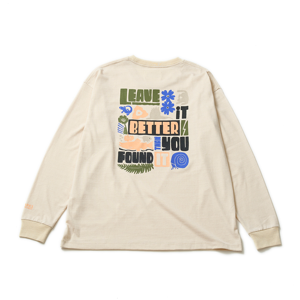 [パークスプロジェクト]Animals LS Tee by 44&Co.