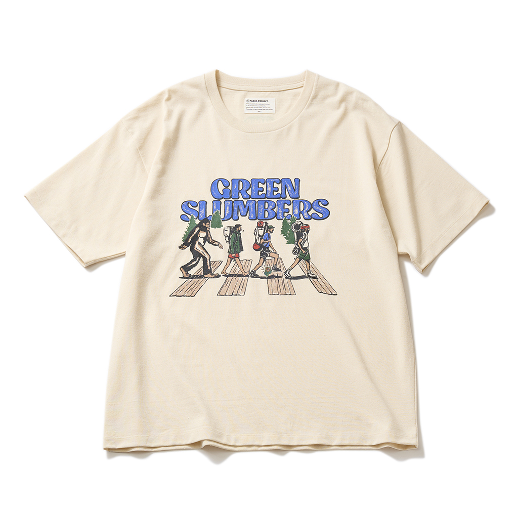 [パークスプロジェクト]“Green Slumbers” SS Tee by 44&Co.