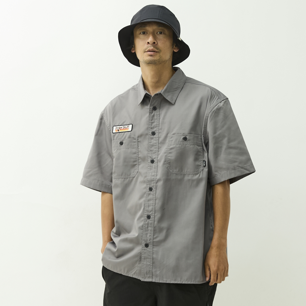 [ポーラ]PL POLER S/S RELAX WORK SHIRT