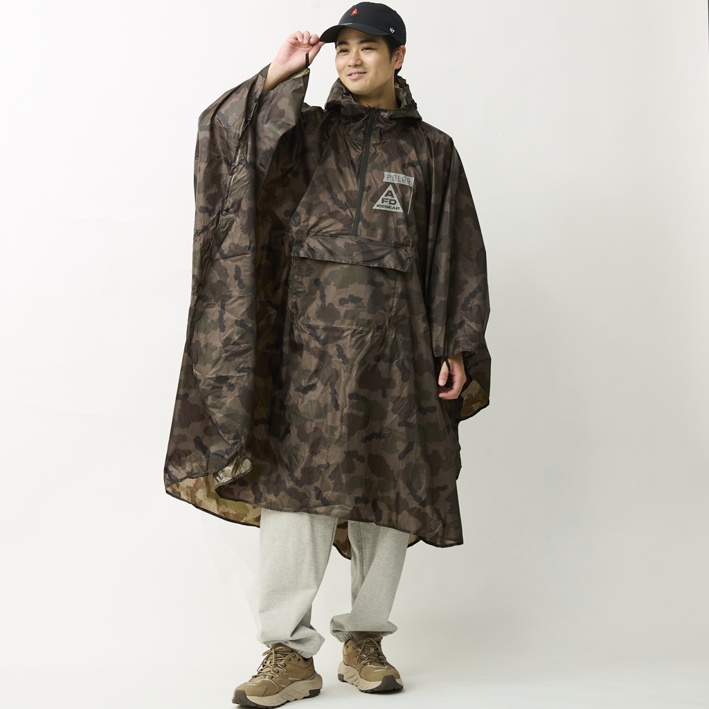 [ポーラ]AFD×POLER DIGGER RAIN PONCHO