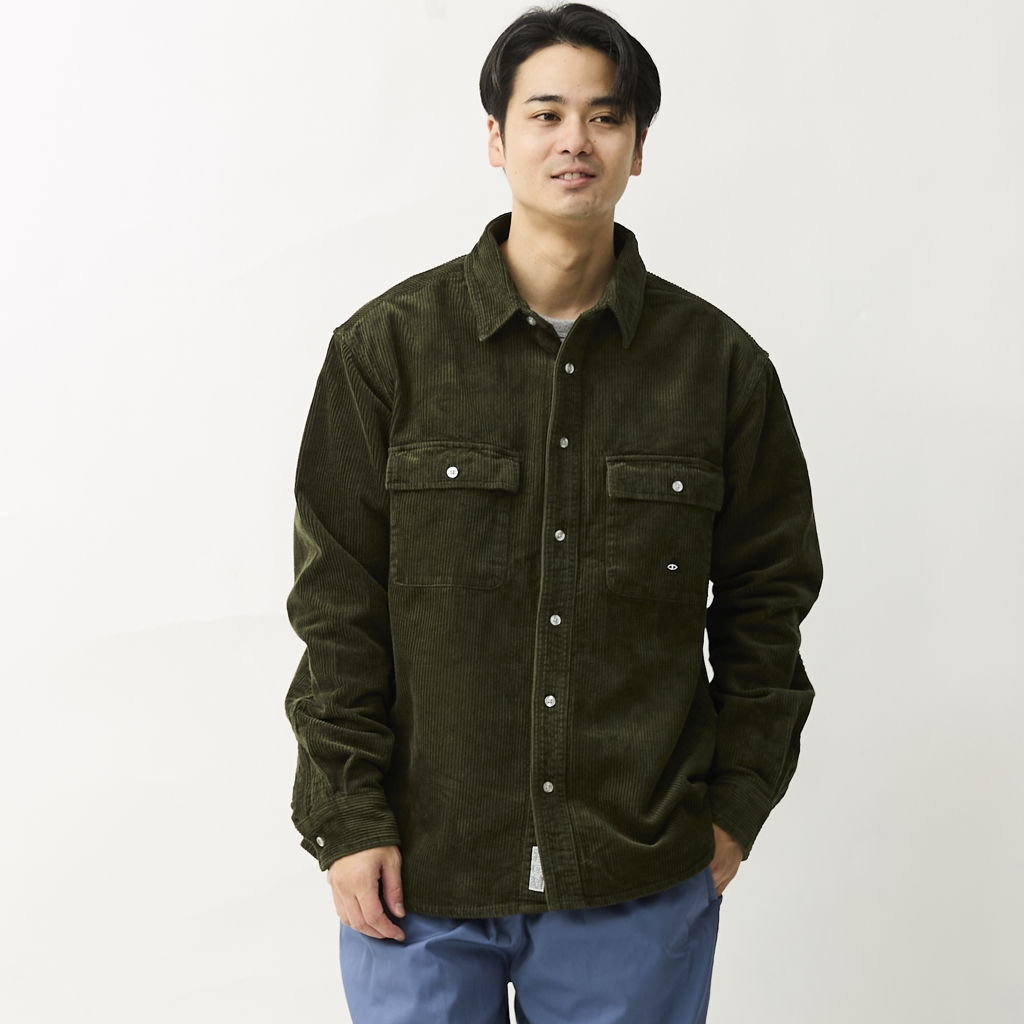 [ポーラ]CORDUROY SHIRT JACKET