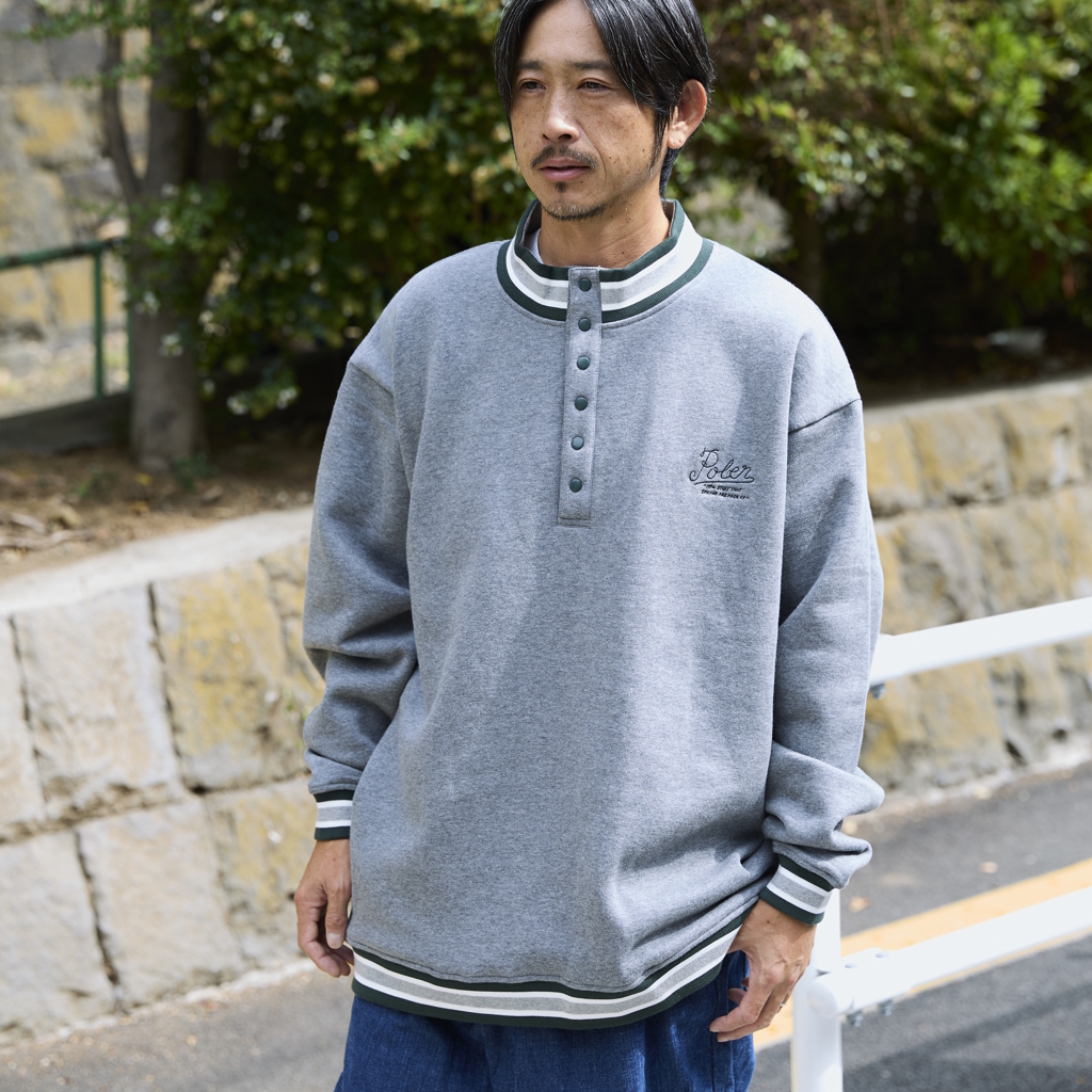 [ポーラ]RIB SNAP SWEAT