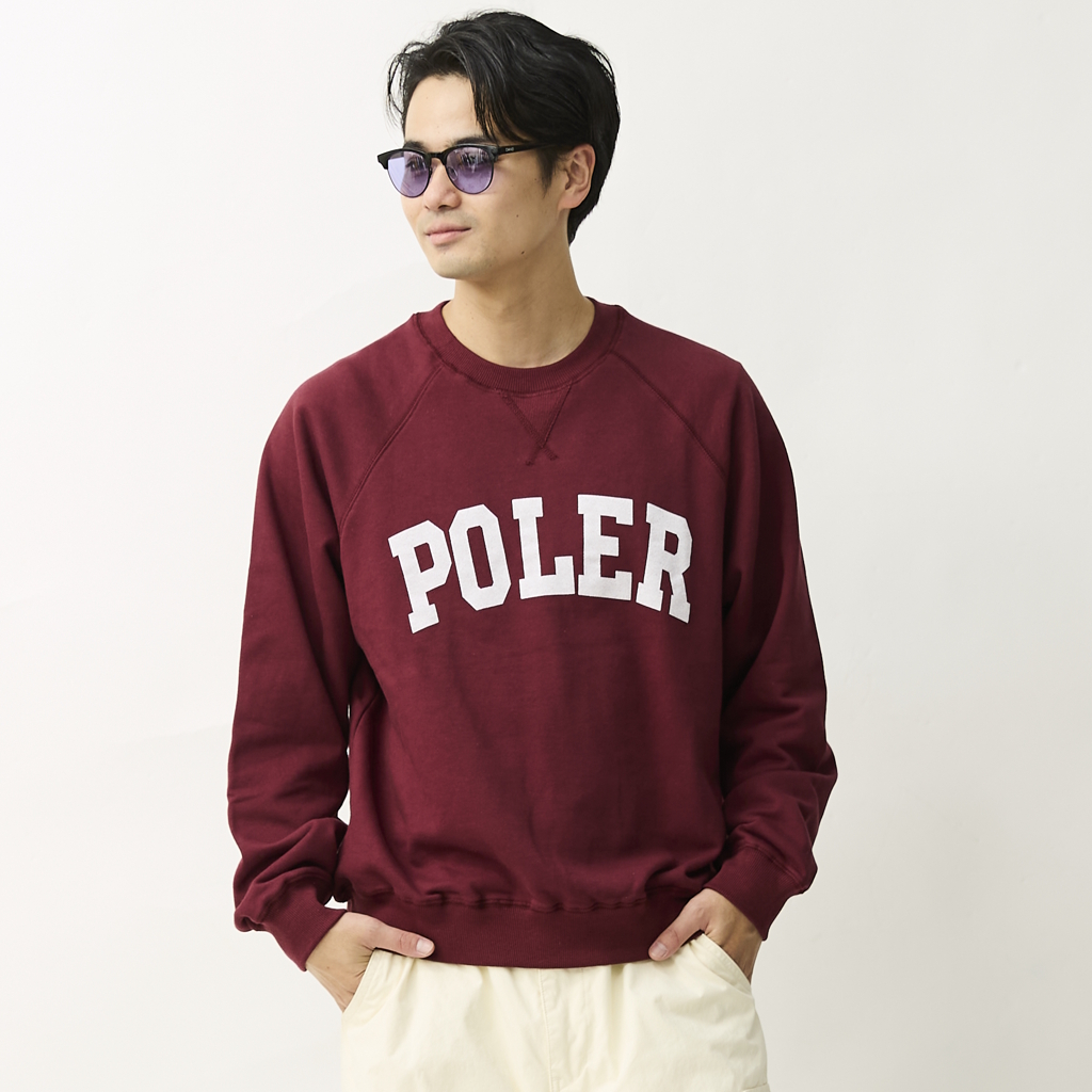 [ポーラ]COLLEGE RAGLAN CREW