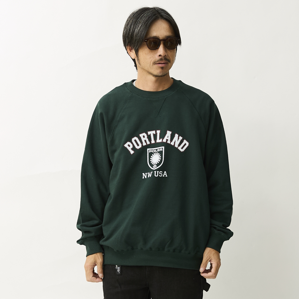 [ポーラ]PORTLAND RAGLAN CREW