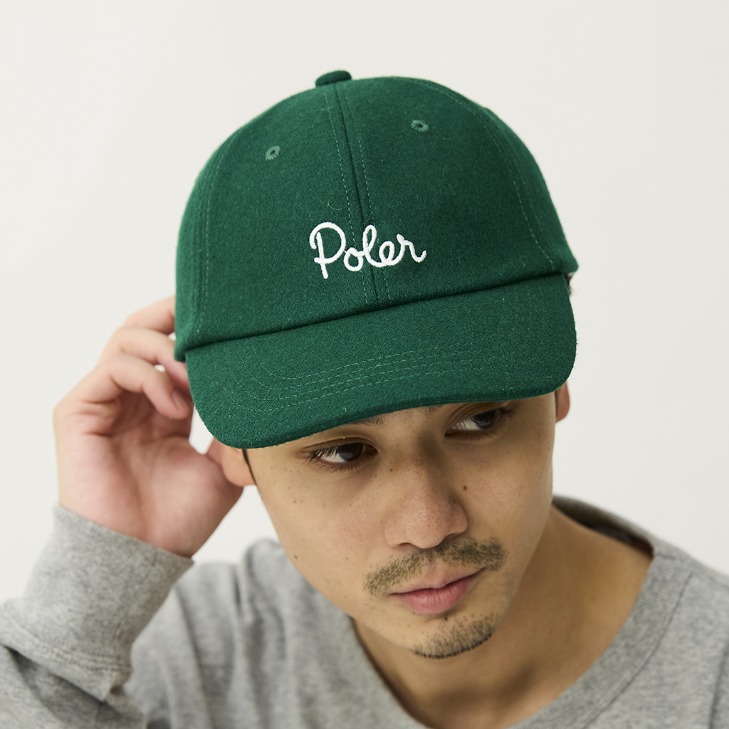 [ポーラ]WOOL EMB BASEBALL CAP