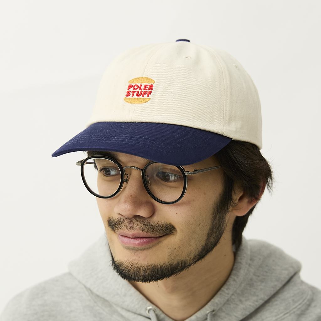 [ポーラ]COTTON TWILL EMB BASEBALL CAP