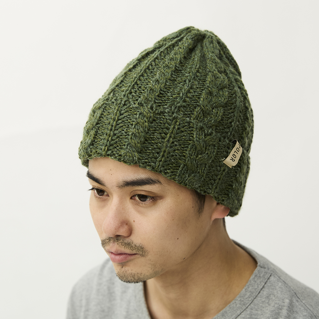 [ポーラ]CABLE KNIT BEANIE