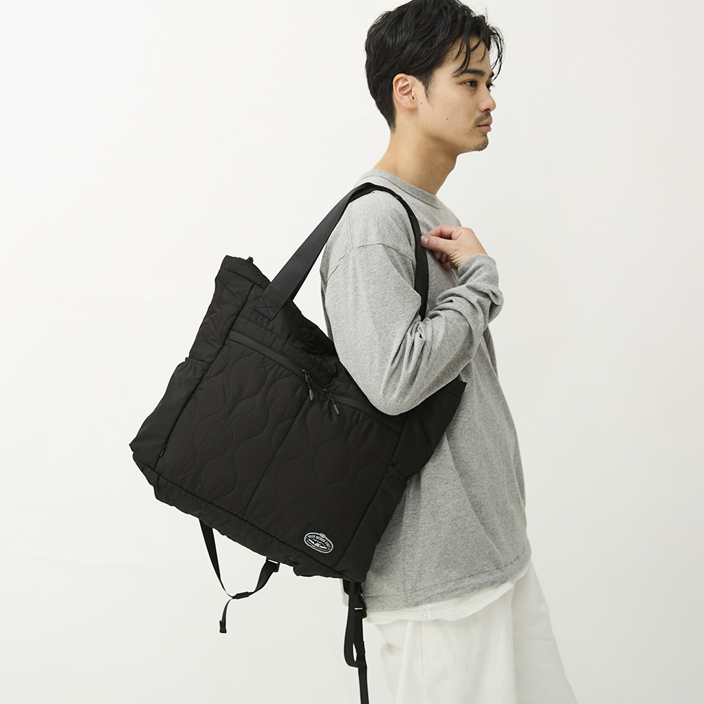 [ポーラ]QUILTED TOTE BACKPACK