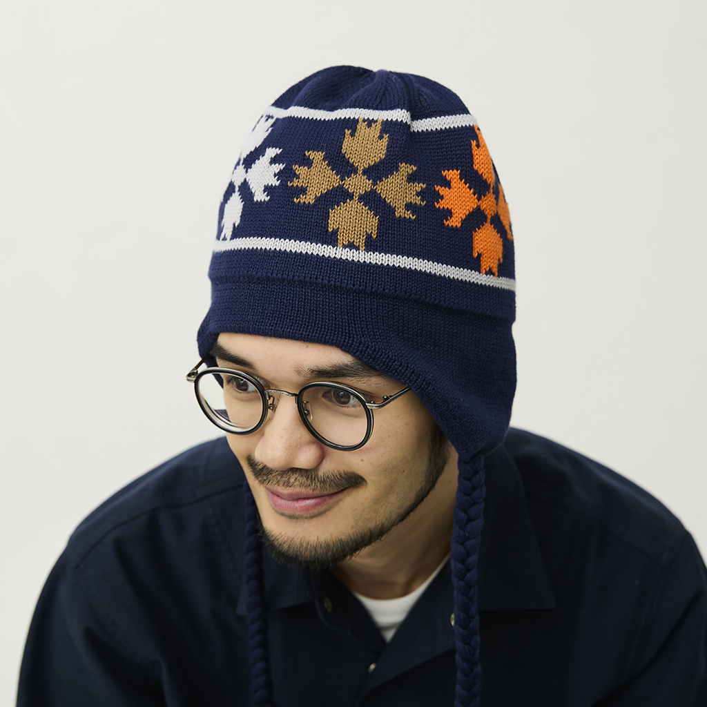 [ポーラ]BEAR PAW FLAP BEANIE