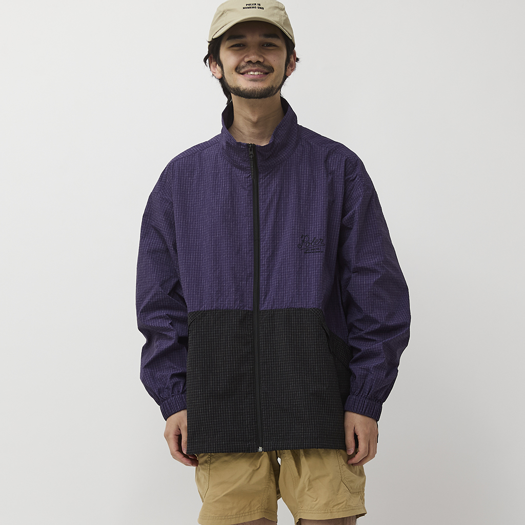 [ポーラ]SHIRRING NYLON JACKET