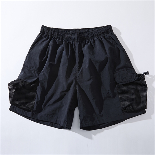 ポーラ | SHIRRING NYLON PARACHUTE SHORTS | ショートパンツ | GO OUT