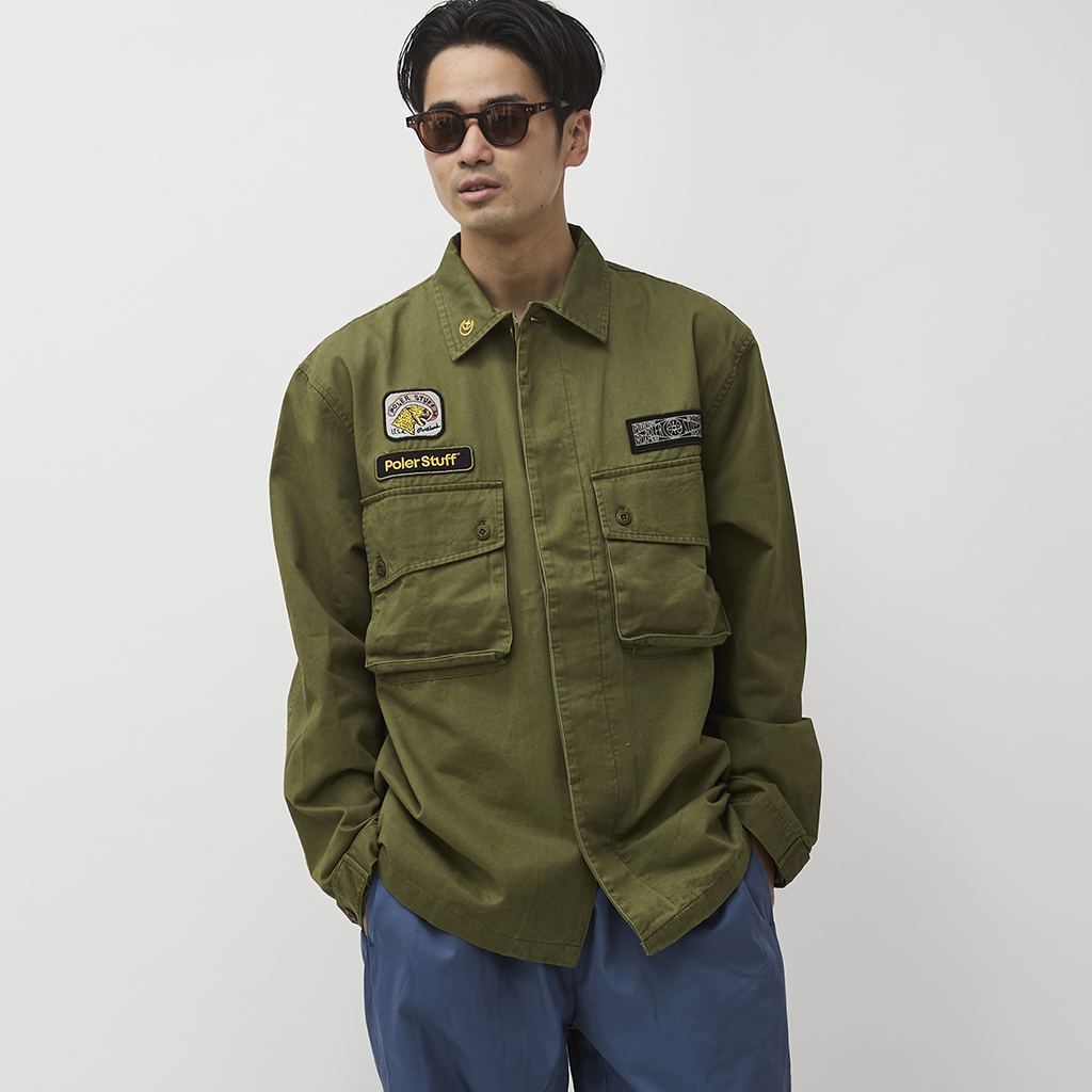 [ポーラ]KUBRICK COTTON POPLIN JACKET