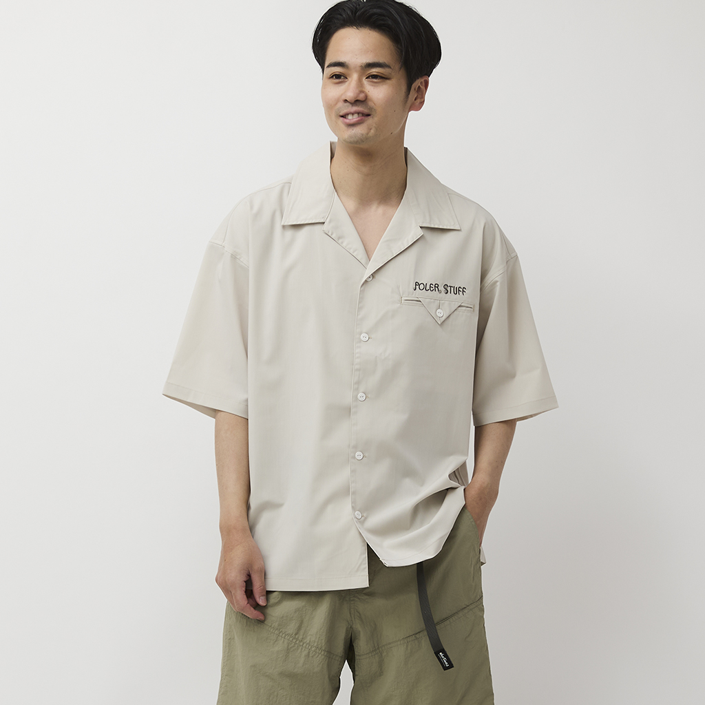 [ポーラ]TOURIST TRAP RELAX OPEN COLLAR SHIRT