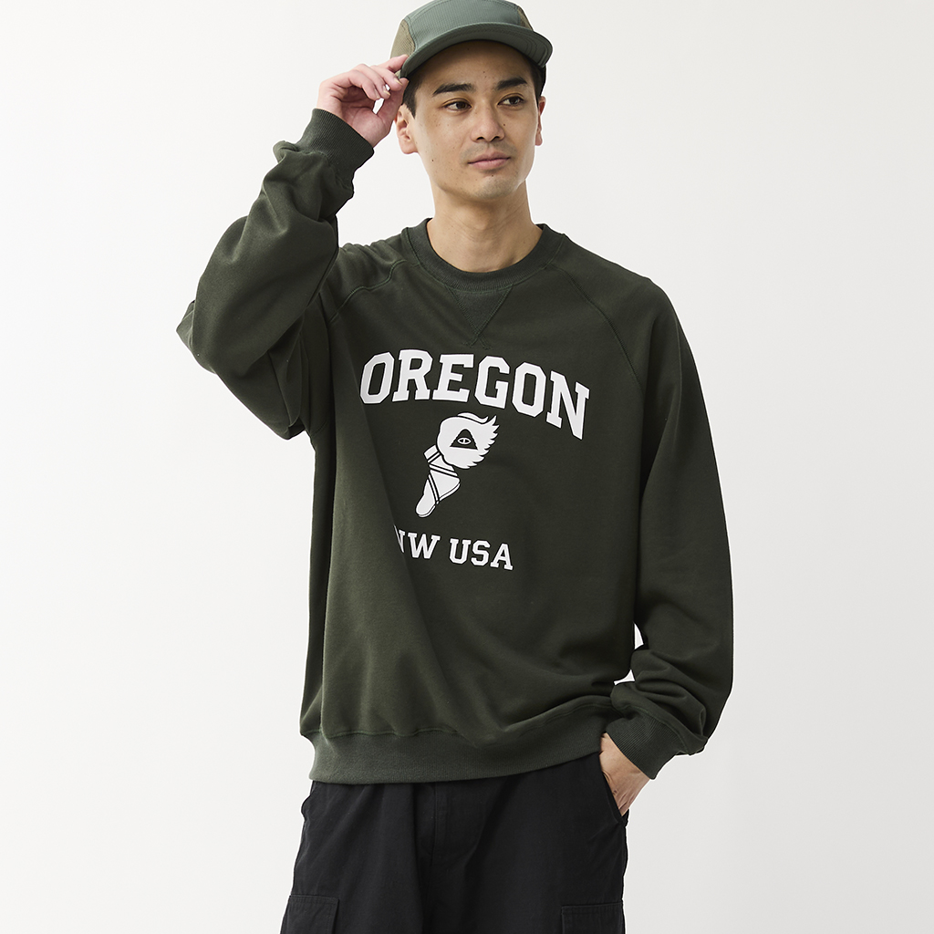 [ポーラ]WINGFOOT RAGLAN CREW