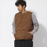 [ペーパースカイ]MIDDLE LAYER DOWN VEST PS222017
